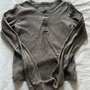 Brandy Melville Button Up Top